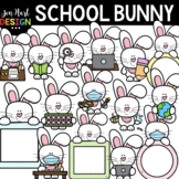 Easter Clipart - Bunny At School Clip Art - Jen Hart Design