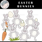 Easter Clipart - Bunny Clipart - Spring Clipart - Easter B