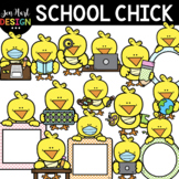 Easter Clipart - Chick At School Clip Art - Jen Hart Design