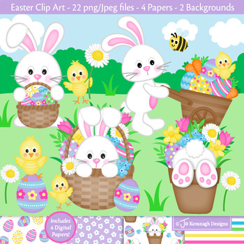 Preview of Easter Clipart, Easter Bunny, Easter Graphics, Easter activities