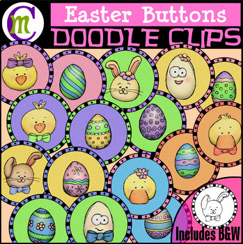 Preview of Easter Clipart | Easter Buttons