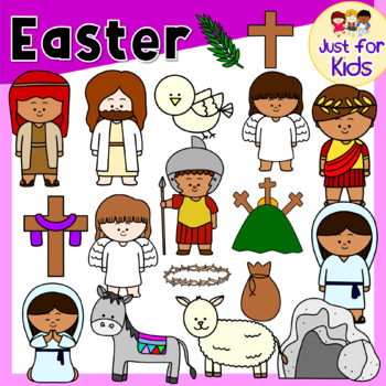 Preview of Easter Clipart by Just For Kids．35pcs