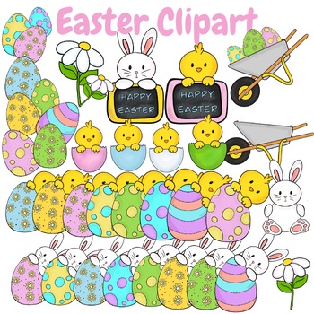 Preview of Easter Clipart/spring Clipart