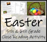 Easter Close Reading Comprehension Activity | 5th Grade & 