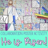 Easter Collaboration Collaborative Coloring Poster Bible A