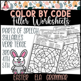 Easter Color By Code - ELA - Filler - Early Finisher - Thi