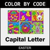 Easter: Color By Letter (Uppercase)