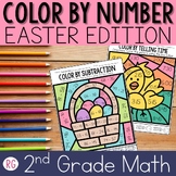 Easter Color By Number | Easter Math Worksheets and Activities