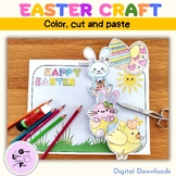 Easter Cut and Paste Craft Activity | Bulletin Board