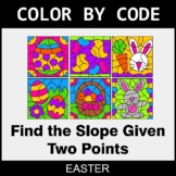 Easter Color by Code - Find the Slope Given Two Points