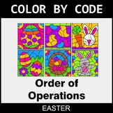 Easter Color by Code - Order of Operations
