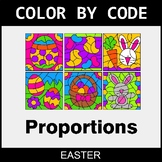 Easter Color by Code - Ratios & Proportions