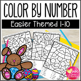 Easter Color by Number {Numbers 1-10}
