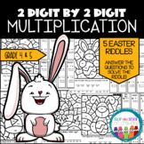 Easter Color by Number 2 Digit by 2 Digit Multiplication |