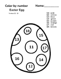 Easter Color by Number Worksheets | Spring Math | Addition & Missing Numbers | P