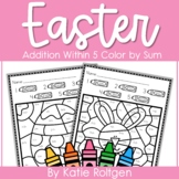 Easter Color by Sum {Addition within 5}