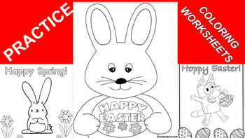 Preview of Easter Coloring & Activity Book