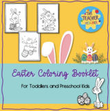 Easter Coloring Booklet for Toddlers and Preschool Kids