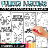 Easter Coloring Bookmarks In Spanish | Felices Pascuas