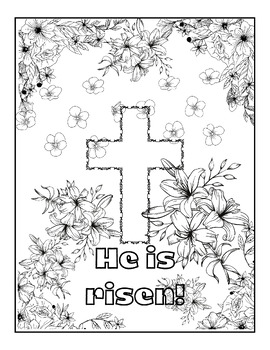 Preview of Easter Coloring Page
