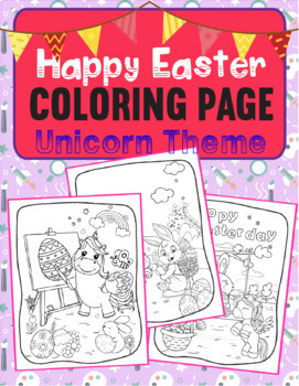 A Unicorn Easter Activity Book For Kids Age 4-8 I Spy, Scissor Skills,  Tracing: A Magical Unicorn & Easter Bunny Activity Book - Children's Puzzle  Boo (Paperback)