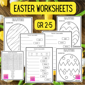 Download Easter Coloring Page Freebie by Innovative Teacher | TpT