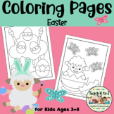 Easter Coloring Pages - 15 Big Designs for Little Hands - 