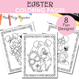 Easter Coloring Pages - Coloring Sheets - Morning Work - C
