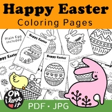 Easter & Spring Coloring Pages Activity Worksheet