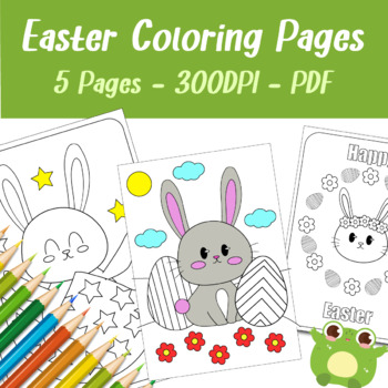 Download Rabbit Coloring Page Worksheets Teaching Resources Tpt