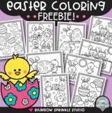 Easter Coloring Pages FREEBIE!