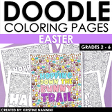 Easter Coloring Pages | Seasonal Doodle Coloring Sheets | 
