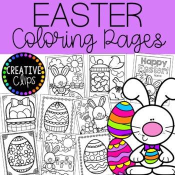 Preview of Easter Coloring Pages {Spring Coloring Pages}