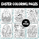 Easter Coloring Pages (Spring Coloring Pages) V1