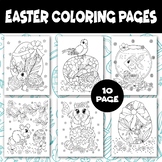 Easter Coloring Pages (Spring Coloring Pages) V3