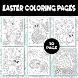 Easter Coloring Pages (Spring Coloring Pages) V4