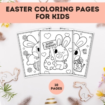 Preview of Easter Coloring Pages for Kids