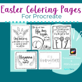Easter Coloring Pages for Procreate or Print