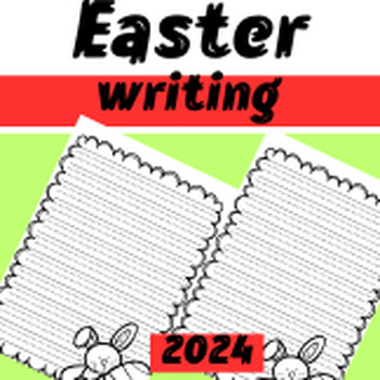 Preview of Easter Coloring Pages  spring and writing activity for 3rd - 9th 2024