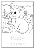 Easter Coloring and Writing Booklet