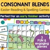 Easter Consonant Blends Printable Games | Reading & Spelli