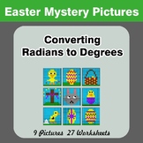 Easter: Converting Radians To Degrees - Math Mystery Pictu