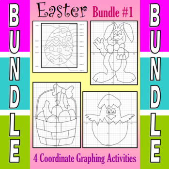 Easter Coordinate Graphing Worksheets