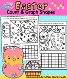 Easter Count & Graph Shapes Activity Pages worksheets math