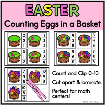 Easter Count And Clip Cards Activities And Printables 