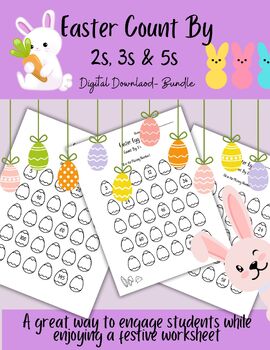 Preview of Easter Count by 2's, 3's and 5's