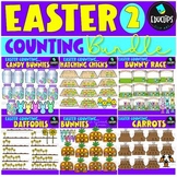 Easter Counting 2 Clip Art Bundle {Educlips Clipart}