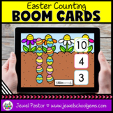 Easter Counting Boom Cards™ Digital Kindergarten Math Cent