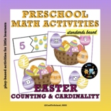 Easter Counting & Cardinality 1-10 | Preschool Math Centers