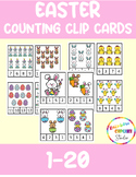 Easter Counting Clip Cards (Preschool and Kindergarten)